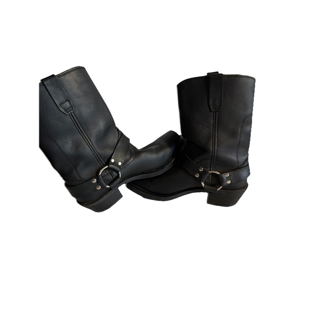 Durango RD510 Womens Size 9.5M 10 Inch Harness Boot Black Leather Square Toe
